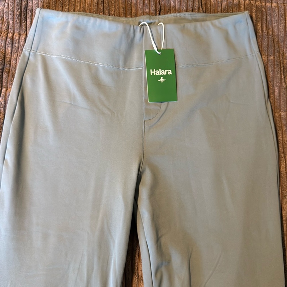 HALARA flex high waisted back side pocket slight flare